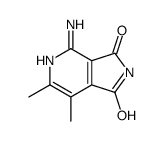 4-amino-6,7-dimethylpyrrolo[3,4-c]pyridine-1,3-dione结构式
