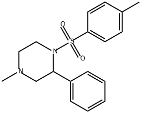 4-Methyl-2-phenyl-1-tosylpiperazine-d4 Structure