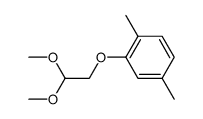 1-(2,2-dimethoxyethoxy)-2,5-dimethylbenzene Structure