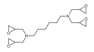 N,N,N',N'-tetrakis(oxiran-2-ylmethyl)hexane-1,6-diamine结构式