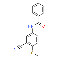 N-[3-CYANO-4-(METHYLSULFANYL)PHENYL]BENZENECARBOXAMIDE picture