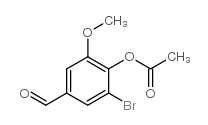 2-BROMO-4-FORMYL-6-METHOXYPHENYL ACETATE picture