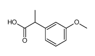 2-(3-甲氧基苯基)丙酸结构式