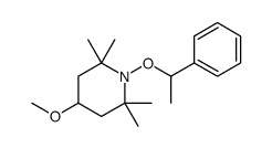 4-methoxy-2,2,6,6-tetramethyl-1-(1-phenylethoxy)piperidine Structure