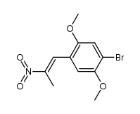 1c()-[4-Brom-2,5-dimethoxy-phenyl]-2-nitro-propen Structure
