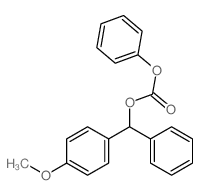 Carbonic acid,(4-methoxyphenyl)phenylmethyl phenyl ester structure