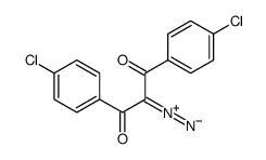 1,3-bis(4-chlorophenyl)-2-diazonio-3-oxoprop-1-en-1-olate结构式