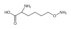 L-Norleucine, 6-(aminooxy)- (9CI) structure