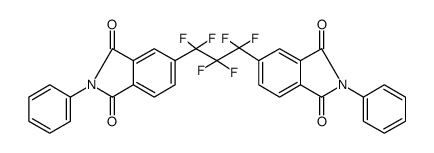 5,5'-(1,1,2,2,3,3-Hexafluoro-1,3-propanediyl)bis[2-phenyl-1H-isoindole-1,3(2H)-dione] Structure