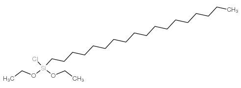octadecyldiethoxychlorosilane,tech-95 Structure
