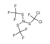bis(trifluoromethylmercapto)-dichlorofluoromethylmercaptoamine结构式