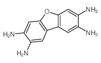2,3,7,8-Dibenzofurantetraamine Structure