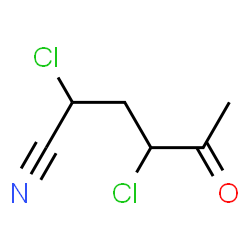 Hexanenitrile,2,4-dichloro-5-oxo- structure