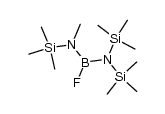 1-fluoro-N-methyl-N,N,N'-tris(trimethylsilyl)boranediamine结构式