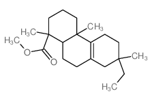methyl 7-ethyl-1,4a,7-trimethyl-3,4,5,6,8,9,10,10a-octahydro-2H-phenanthrene-1-carboxylate结构式