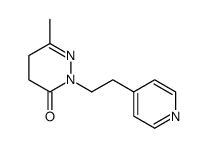 4,5-Dihydro-6-methyl-2-[2-(4-pyridyl)ethyl]-3(2H)-pyridazinone结构式