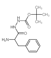 Hydrazinecarboxylicacid, 2-(2-amino-1-oxo-3-phenylpropyl)-, 1,1-dimethylethyl ester, (S)- (9CI) picture