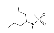 N-(heptan-4-yl)methanesulfonamide结构式