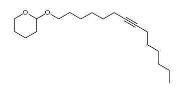 2-(tetradec-7-yn-1-yloxy)tetrahydro-2H-pyran Structure