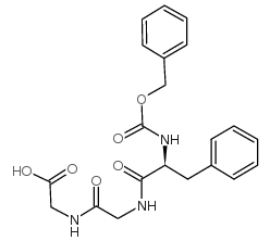 Z-Phe-Gly-Gly-OH structure