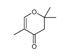 2,2,5-trimethyl-3H-pyran-4-one结构式