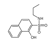 1-hydroxy-N-propylnaphthalene-2-sulfonamide结构式