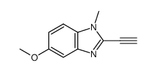1H-Benzimidazole,2-ethynyl-5-methoxy-1-methyl-(9CI)结构式