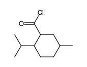 Cyclohexanecarbonyl chloride, 5-methyl-2-(1-methylethyl)- (9CI) Structure