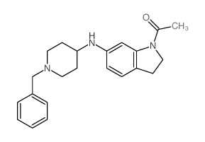1-ACETYL-N-(1-BENZYLPIPERIDIN-4-YL)-INDOLIN-6-AMINE结构式