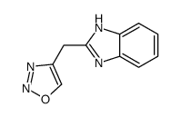 (9ci)-2-(1,2,3-噁二唑-4-甲基)-1H-苯并咪唑结构式