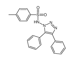 N-(4,5-diphenyltriazol-1-yl)-4-methylbenzenesulfonamide Structure