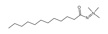 Trimethylammonium-N-dodecanoylimid Structure