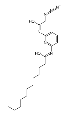 N-[6-[(2-azidoacetyl)amino]pyridin-2-yl]dodecanamide Structure