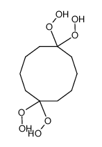 cyclodecane-1,1,6,6-tetrayl tetrahydroperoxide结构式