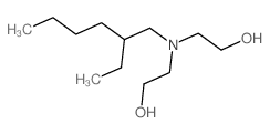 2-(2-ethylhexyl-(2-hydroxyethyl)amino)ethanol Structure