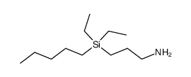 (3-Aminopropyl)-diethyl-pentylsilan Structure