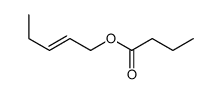 (Z)-pent-2-enyl butyrate Structure