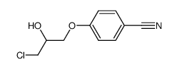 4-(3-chloro-2-hydroxy-propoxy)-benzonitrile Structure