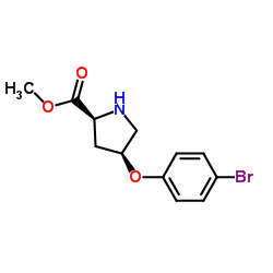 Methyl (4S)-4-(4-bromophenoxy)-L-prolinate Structure