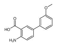 2-amino-5-(3-methoxyphenyl)benzoic acid Structure