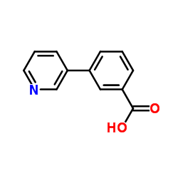 3-吡啶-3-基苯甲酸结构式