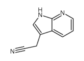 2-(1H-Pyrrolo[2,3-b]pyridin-3-yl)acetonitrile structure
