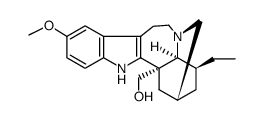 (12-methoxy-ibogamin-18-yl)-methanol结构式