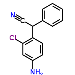 (4-Amino-2-chlorophenyl)(phenyl)acetonitrile Structure