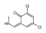 2,4-dichloro-6-(methylaminomethylidene)cyclohexa-2,4-dien-1-one Structure