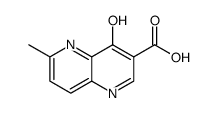 4-hydroxy-6-Methyl-1,5-Naphthyridine-3-carboxylic acid结构式