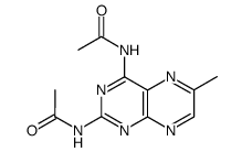 2,4-bis(acetylamino)-6-methylpteridine Structure