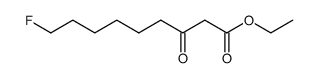 9-Fluoro-3-oxononanoic acid ethyl ester Structure