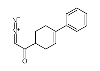 2-diazonio-1-(4-phenylcyclohex-3-en-1-yl)ethenolate Structure