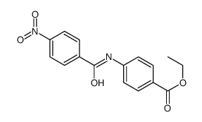 ethyl 4-[(4-nitrobenzoyl)amino]benzoate结构式